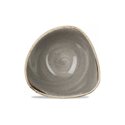 Churchill 1795 Stonecast Peppercorn grey 15,3 cm miska ve tvaru trojúhelníku