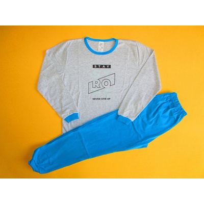 Arex ČR pyžamo šedé tyrkysové