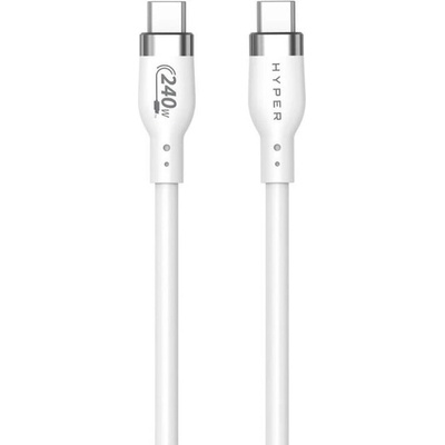 Hyper HY-HJ4001WHGL Silicone 240W, USB-C / USB-C, 1m