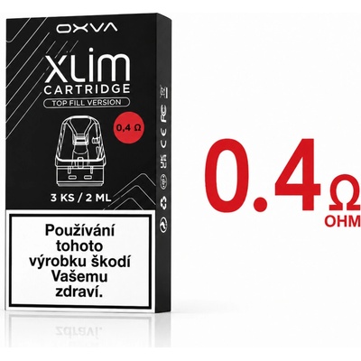 OXVA Xlim V3 Top Fill cartridge 0.4 ohm – Zboží Dáma
