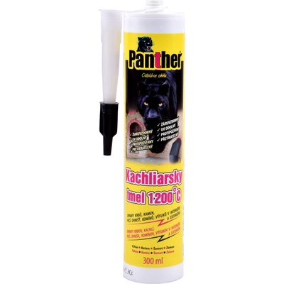 Pantherdom Kachliarsky tmel 1200°C 300 ml čierna