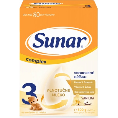 Sunar 3 Complex vanilka 600 g
