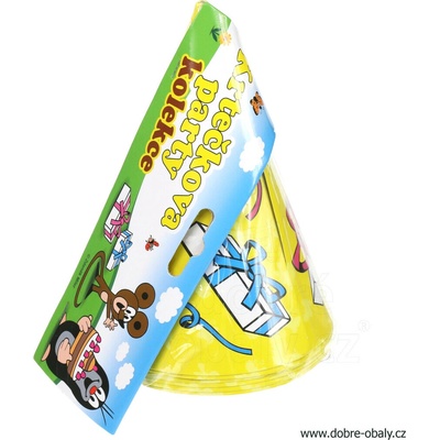 Wiky Krtek párty čepička 6ks – Zbozi.Blesk.cz