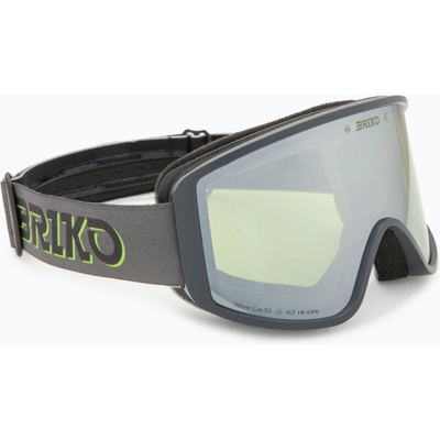 Briko Скиорска маска Briko Pulse white grey/yellow