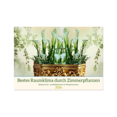 Bestes Raumklima durch Zimmerpflanzen Wand DIN A4 quer, CALVENDO Monats 2026