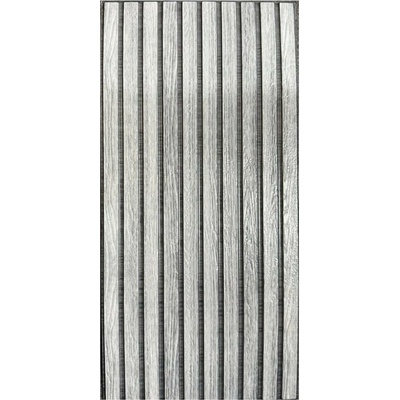 Impol Trade Samolepící PVC 3D panely TP10034447 60 x 30 cm lamely šedé 1ks