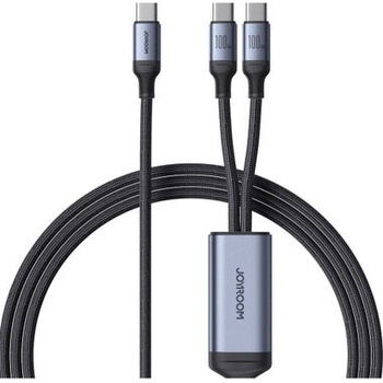 Joyroom SA21-1T2 C-2C USB-C (M) - 2x USB-C (M) 100W, 1.5m, černý