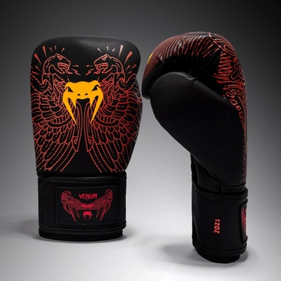 Venum Quetzal Fury Black Fury Red Tangerine