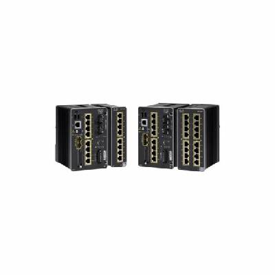 Cisco Catalyst IE3400 Rugged Series - Network Essentials - přepínač - řízený - 8 x 10/100/1000 + 2 x gigabitů SFP - lze montovat na konzolu DIN - DC power