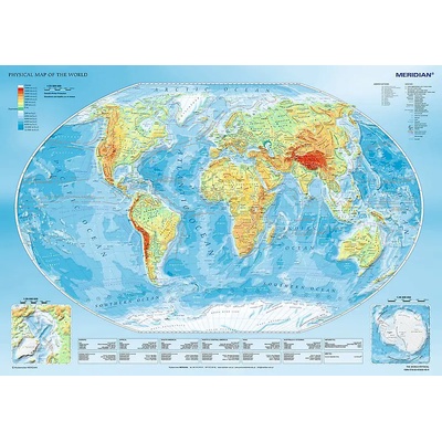 Trefl - Puzzle Physical Map of the World - 1 000 piese