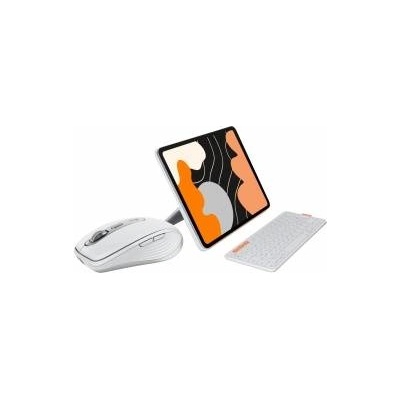 Logitech MX Anywhere 3S for Mac, compact wireless Bluetooth mouse, 8K DPI scanning on any surface, flip folio, keyboard case for iPad Pro 13 inch (M4) iPad Air 13 inch (M2 and M3), DEU QWERTZ - 910-006929