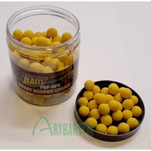 STRATEGY BAITS Plovoucí boilies Pop-Up 100g 12mm Sweet Scopex Cream