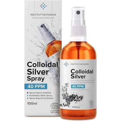 Colloidal Silver Спрей с колоидно сребро, 40 PPM, 100 ml, Institut Katharos (487864 IK)