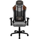 Aerocool Геймминг стол Aerocool DUKE AeroSuede черен/кафяв/сив (AEROAC-280DUKE-GREY)