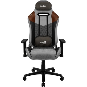 Aerocool Геймминг стол Aerocool DUKE AeroSuede черен/кафяв/сив (AEROAC-280DUKE-GREY)