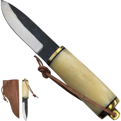 PAK Pevný "NORDIC IVORY" s koženým pouzdrem