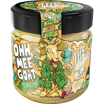 LifeLike Ohh Mee Goat Twister ohh mee goat kešu-kozie mlieko-špenát 190 g