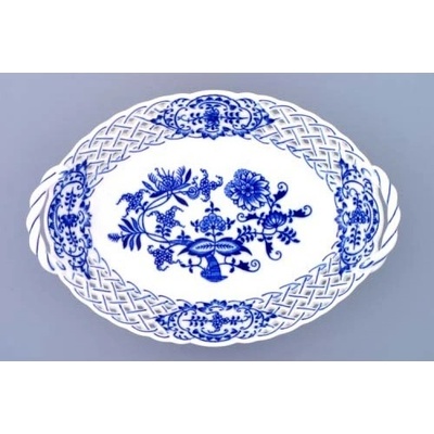 Cibulák Dubí Košík prolamovaný cibulový porcelán 10149 24 cm