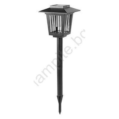 Illumaxx LED соларна лампа 2 в 1 с уловител за насекоми LED/0, 06W/1, 2V 6500K 58 см 600 mAh IP65 (OS0056)