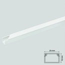 Canalux Žľab 25 x 16 mm biely