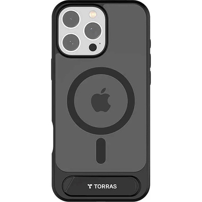 TORRAS Кейс Etui Torras Pstand Series за iPhone 16 Pro, черен (X00FX1939)
