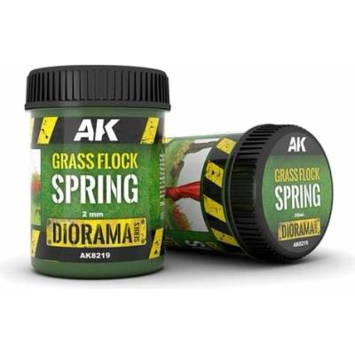 AK Interactive Grass Flock Spring 2 mm 250ml