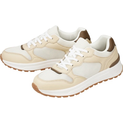 esmara Dámská obuv „Sneaker" béžová/hnědošedá – Zboží Dáma