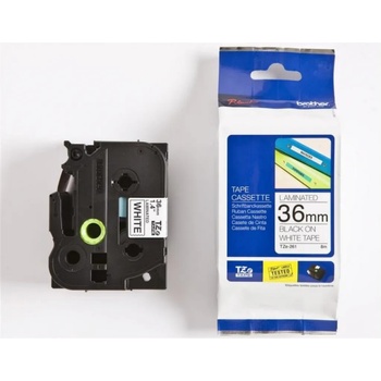 Image 1 of BROTHER ТИП TZ - 36 mm BLACK ON WHITE TAPE - P№TZE261 (P№TZE261)