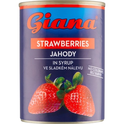 Giana Jahody ve sladkém nálevu 410 g