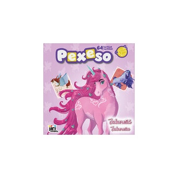 Pexeso v sešitu Jednorožci