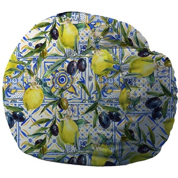 Image 1 of Pufrelax Барбарон 400л. Matusalem, Mediterranean Vibe, Перящ се калъф, Подходящ за деца, Пълнеж с микс от мемори пяна и дунапрен, принт