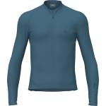 7mesh Мъжка фланелка с дълъг ръкав за колоездене 7mesh Atlas Jersey L/S Cycling jersey - Lake Blue (056-4317-0213)
