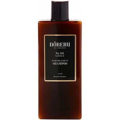 NOBERU OF SWEDEN Šampón na vlasy pre mužov NOBERU Daily moisturizing Sandalwood 250 ml