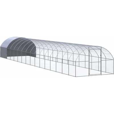 vidaXL Venkovní klec pro kuřata 3 × 16 × 2 m pozinkovaná ocel 9799.3095478
