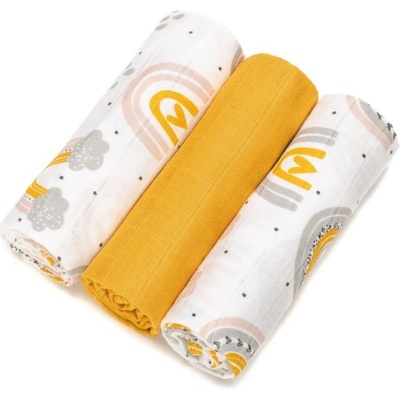 T-TOMI TETRA Cloth Diapers Rainbow 70x70 3 ks