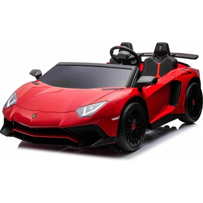 mamido Detské elektrické autíčko Lamborghini Aventador SV červené