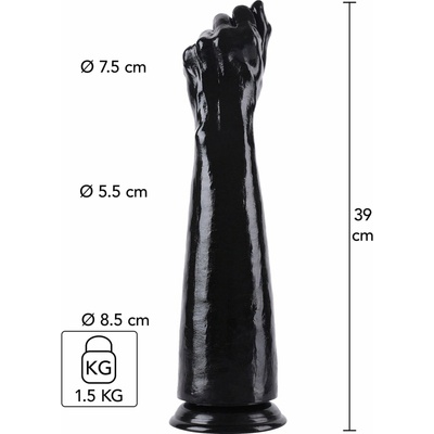 Hidden Desire Extreme Fist Fucker XXXL 39 cm Black