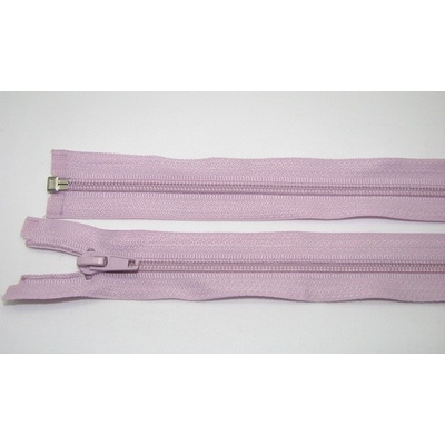 Zips špirála deliteľný 5mm - dĺžka 70cm,svetlo fialový