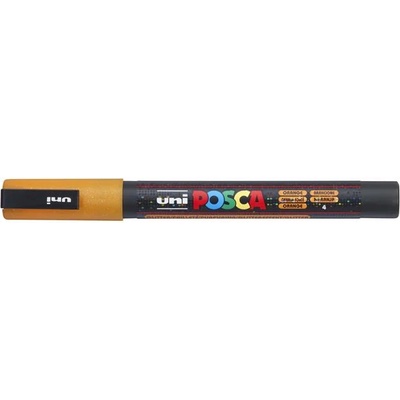 uni Декоративен маркер, 0, 9-1, 3 мм, UNI "Posca PC-3ML", яркооранжев 285312000 (285312000)