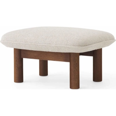 Audo Copenhagen Ottoman Brasilia, Moss 0011/dark stained oak