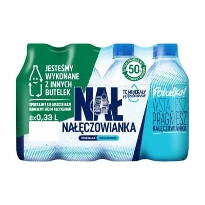 Nałęczowianka Přírodní minerální voda neperlivá 8 x 330 ml