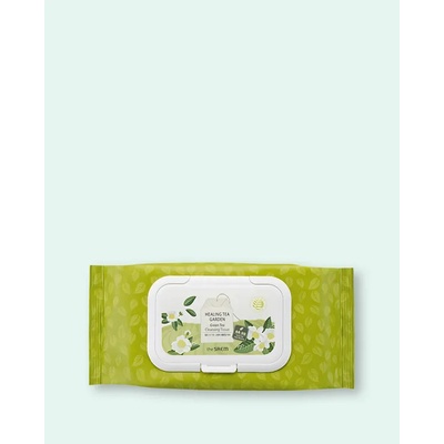 The Saem Odličovací ubrousky Healing Tea Garden Green Tea Cleansing Tissue 60 ks