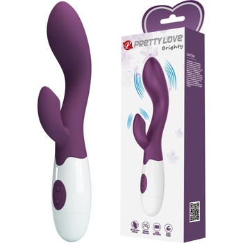 Pretty Love Brighty Rabbit Vibrator Purple