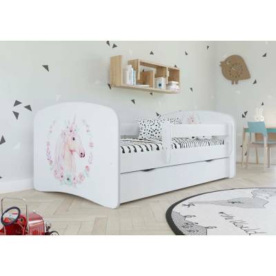 Kocot Kids 30764-0 Flowery Unicorn bez úložného priestoru biela