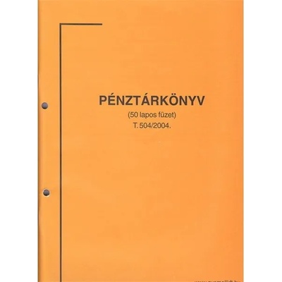 A. szny. 504 А4, състоящ се от 50 листа Формуляр "Касова книга (a.szny.504)