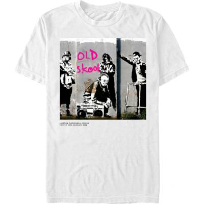ZOOT. Fan Бяла тениска Banksy (Brandalised) Old Skool ZOOT. Fan | Byal | МЪЖЕ | S