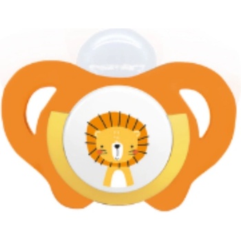 Wee Baby Залъгалка Wee Baby - Safari, 18+ м, оранжева (948)