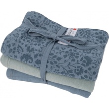 Lodger Swaddler Flower Tribe 70 x 70 cm Ocean 3 ks