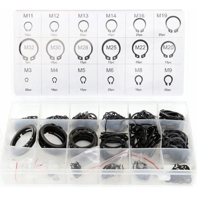 Seeger kroužky, sada 300ks KD10510 KRAFT&DELE – Zboží Mobilmania