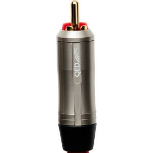 QED Накрайник QED Reference Analoc2 RCA - черен (QE2459)